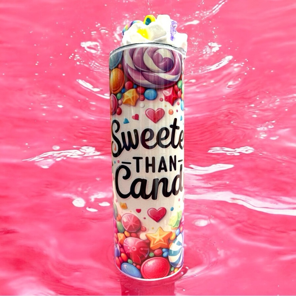 Sweet Candy-Themed Tumbler